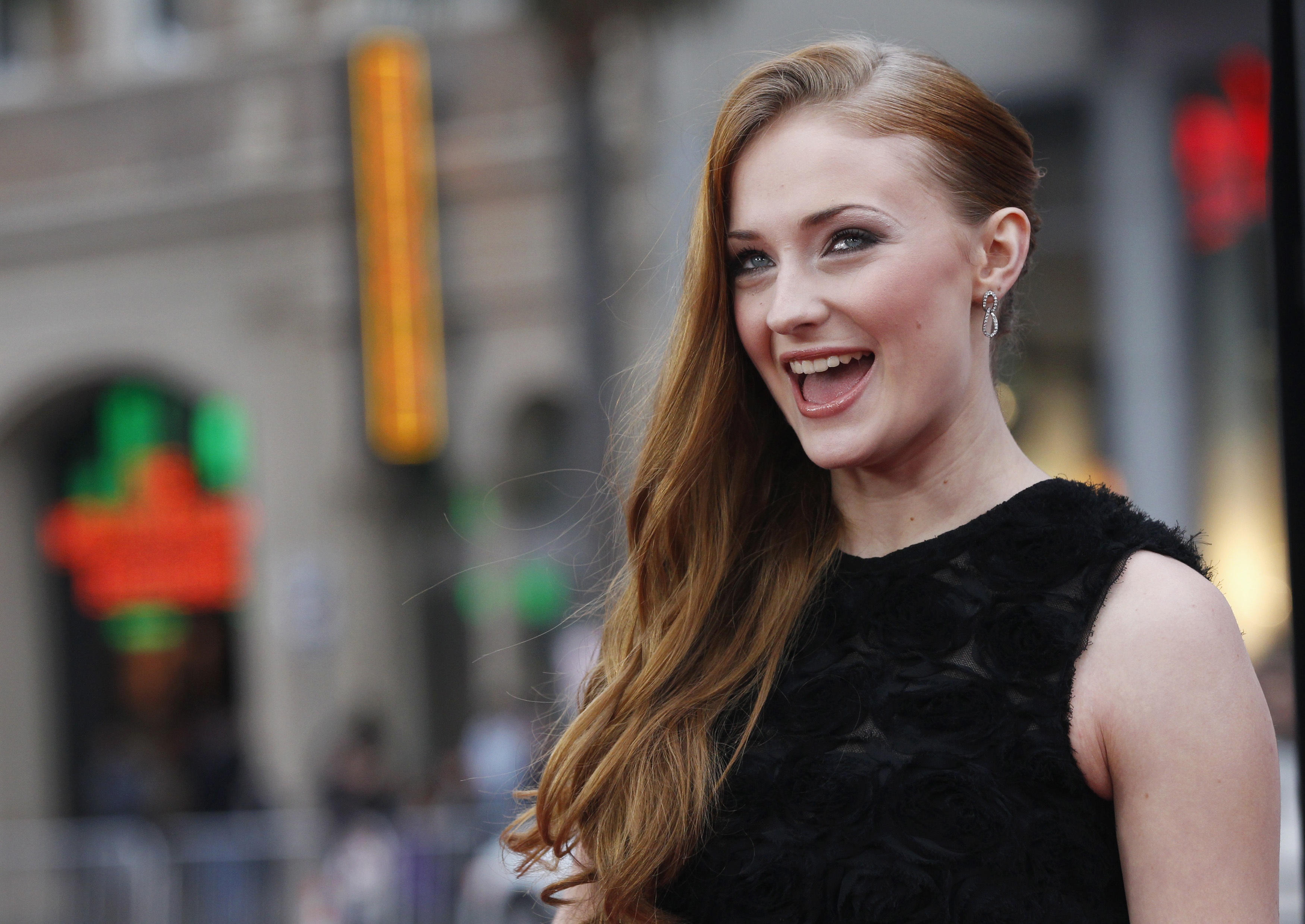 Cast member Turner poses at the premiere for the third season of the television series "Game of Thrones" in Hollywood