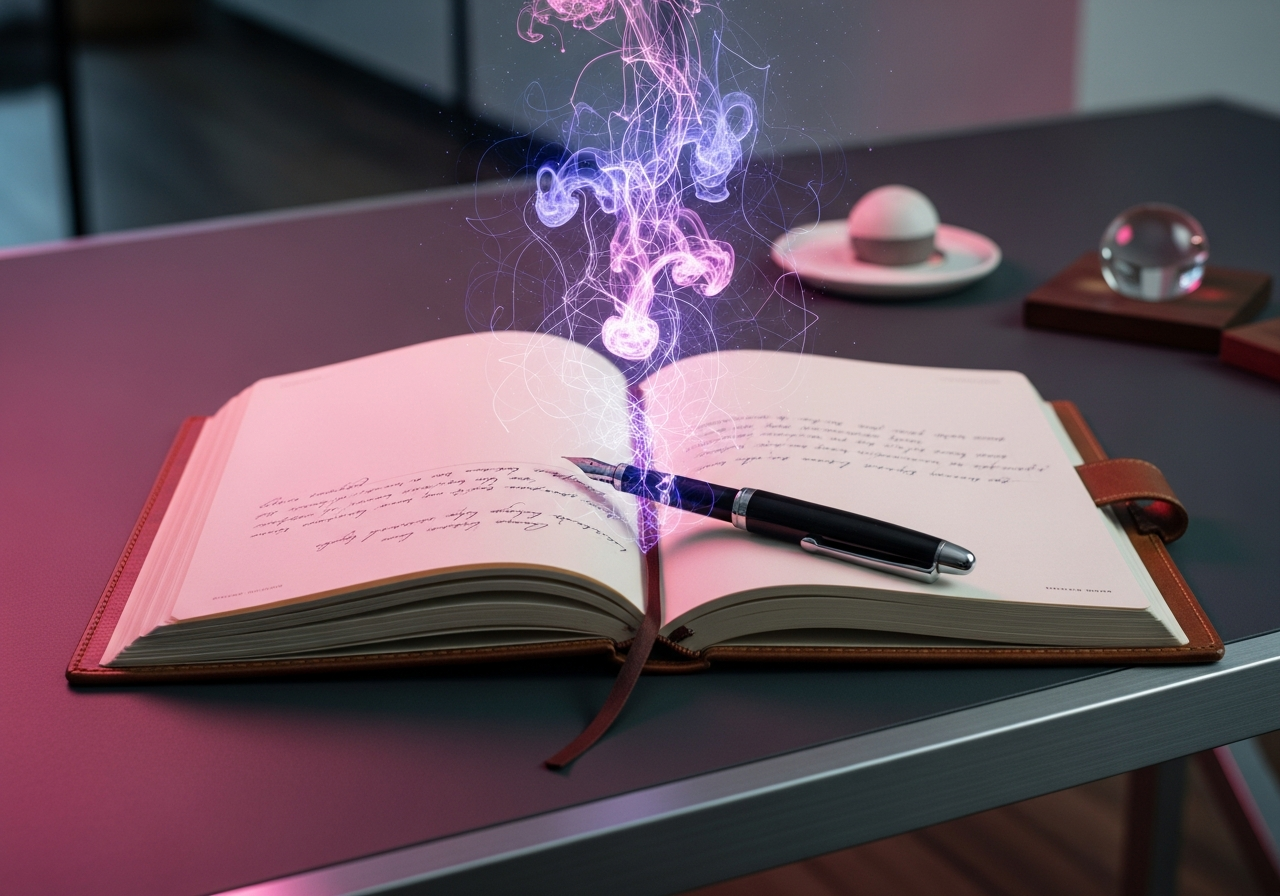 Abstract representation of content and journaling